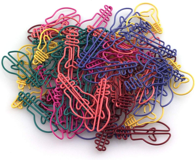 RuiLing 60 Pack Cute Fun Paper Clips Creative Bulb Shape Multi Color Great for Paper Clip Collectors Bookmark Document Holder Office School Notepad Sticker Stationery - Image 2